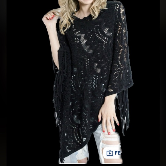 Knit Poncho - Picture 4 of 5